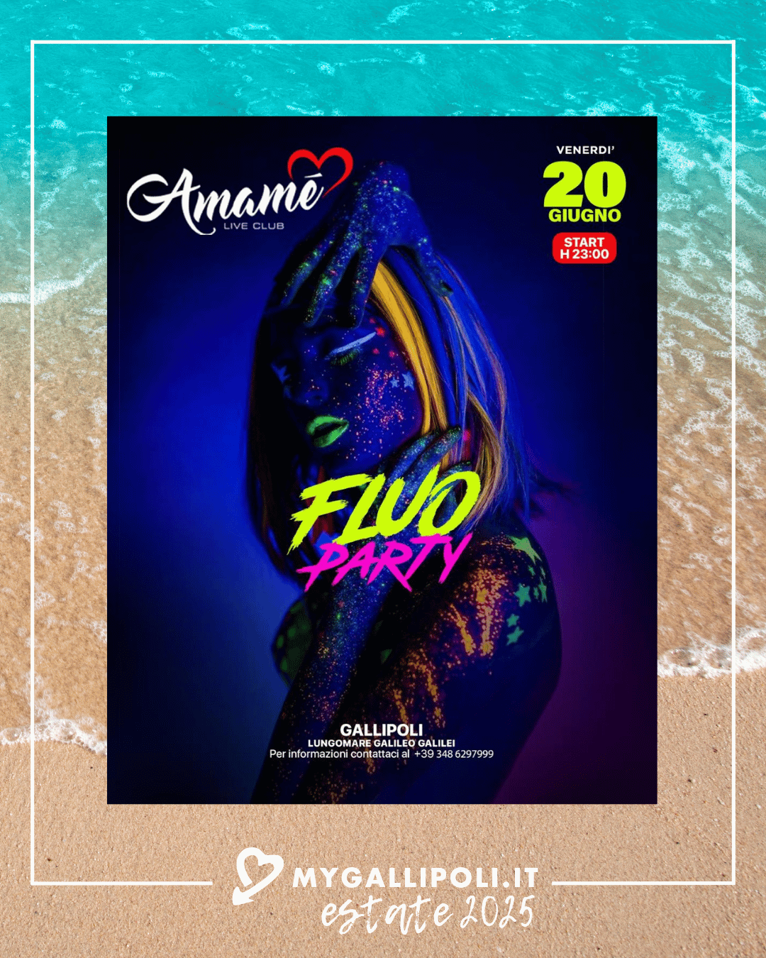 20.06 - AMAME' - FLUO PARTY