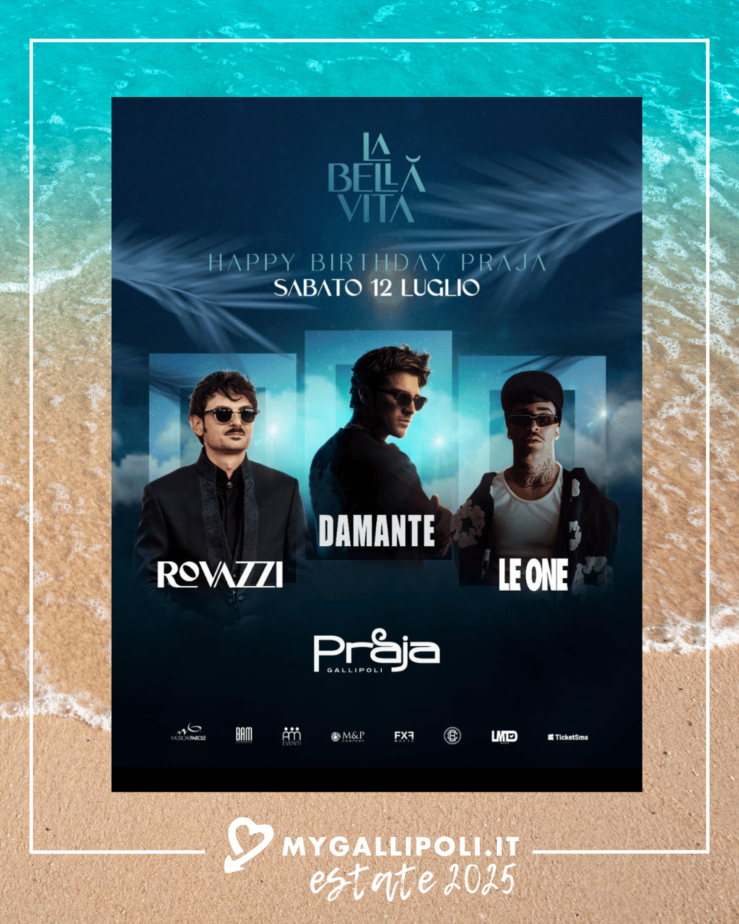 12.07 - ANDREA DAMANTE + ROVAZZI + LE ONE